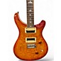 Used 2020s PRS SE Custom 24 Amber Solid Body Electric Guitar