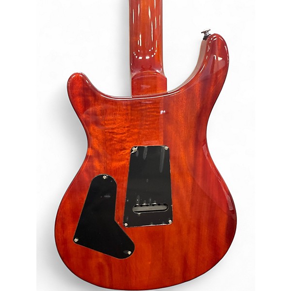 Used 2020s PRS SE Custom 24 Amber Solid Body Electric Guitar