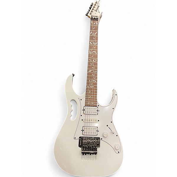 Used Ibanez JEMJR White Solid Body Electric Guitar