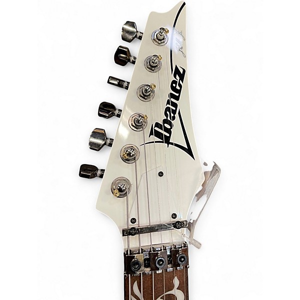 Used Ibanez JEMJR White Solid Body Electric Guitar