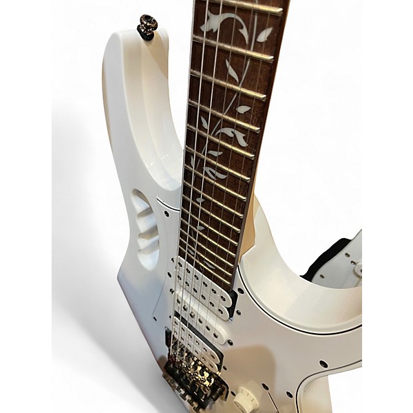 Used Ibanez JEMJR White Solid Body Electric Guitar