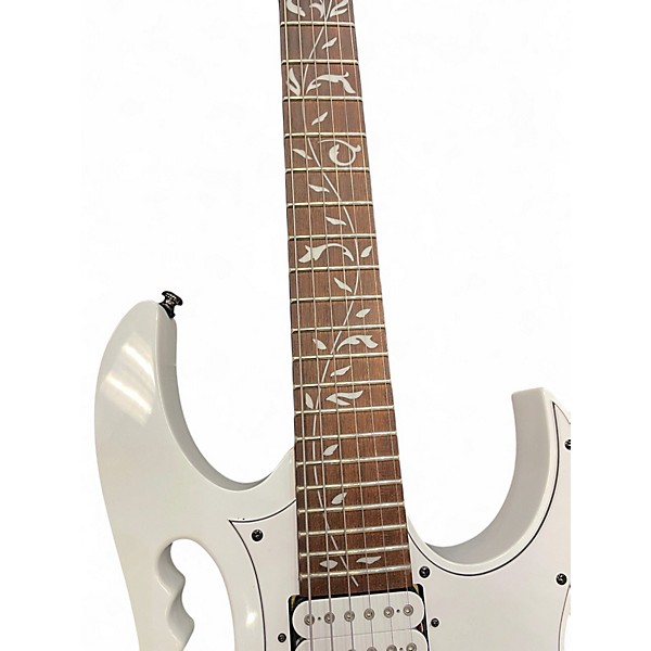 Used Ibanez JEMJR White Solid Body Electric Guitar