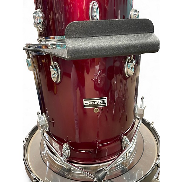 Used Enforcer 5 Piece 5 PEICE SHELL PACK Wine Red Drum Kit