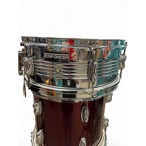 Used Enforcer 5 Piece 5 PEICE SHELL PACK Wine Red Drum Kit