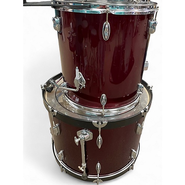 Used Enforcer 5 Piece 5 PEICE SHELL PACK Wine Red Drum Kit