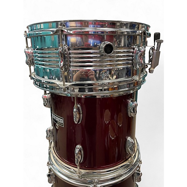 Used Enforcer 5 Piece 5 PEICE SHELL PACK Wine Red Drum Kit