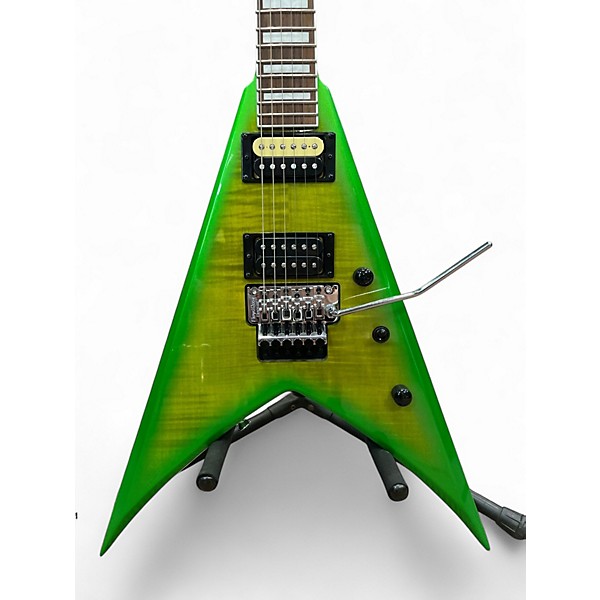 Used Jackson Scott Ian Signature Soloist ELECTRIC GREEN Solid Body Electric Guitar