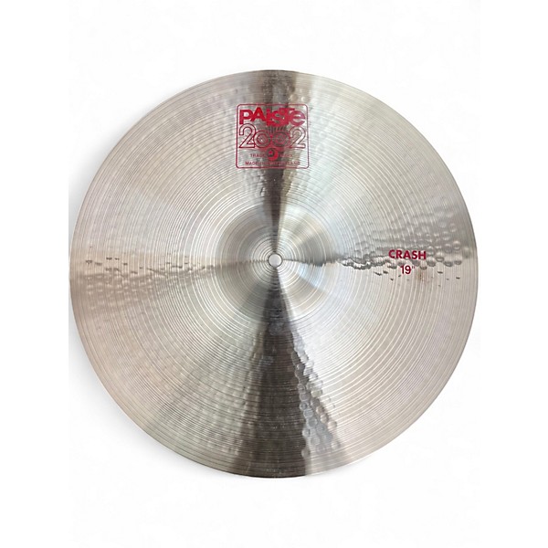 Used Paiste 19in 2002 Crash Cymbal