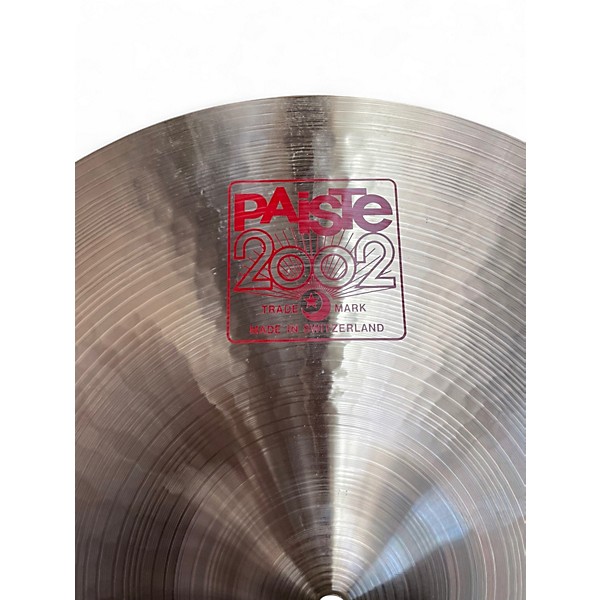 Used Paiste 19in 2002 Crash Cymbal
