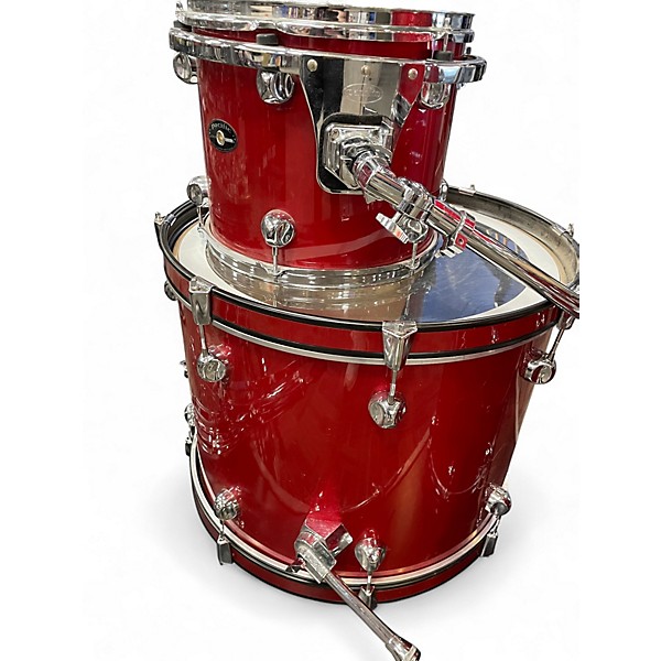 Used Pacifica 5 Piece SHELL PACK RUST Drum Kit