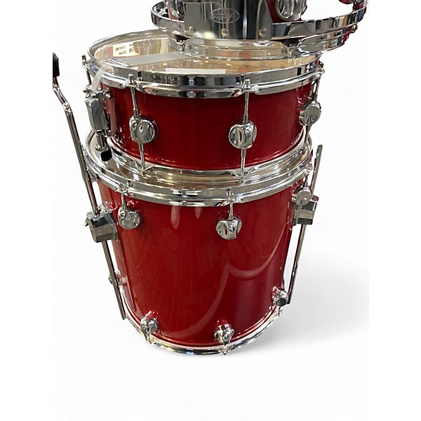 Used Pacifica 5 Piece SHELL PACK RUST Drum Kit