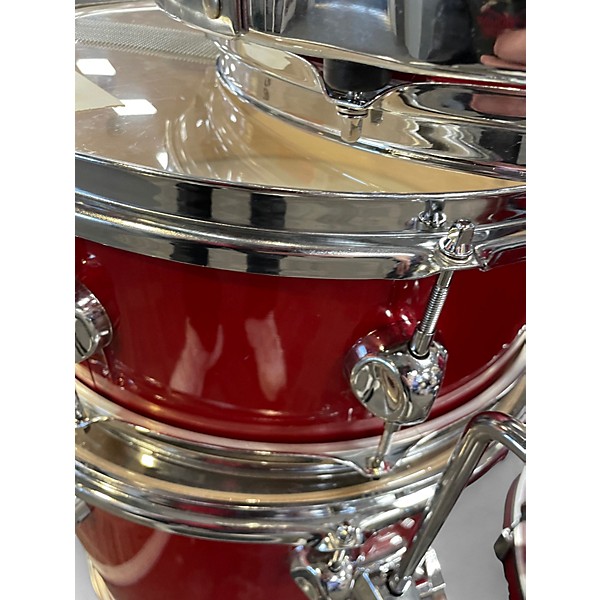Used Pacifica 5 Piece SHELL PACK RUST Drum Kit