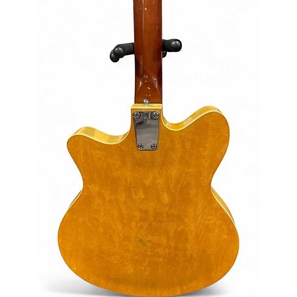 Vintage 1967 Kent Americana Natural Hollow Body Electric Guitar