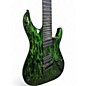 Used Schecter Guitar Research C7 MS Silver Mountain Toxic Venom Solid Body Electric Guitar