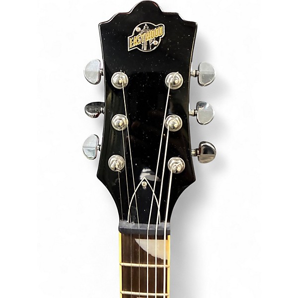 Used 2022 Eastwood CLASSIC 6 LEFT HANDED Walnut Hollow Body Electric Guitar