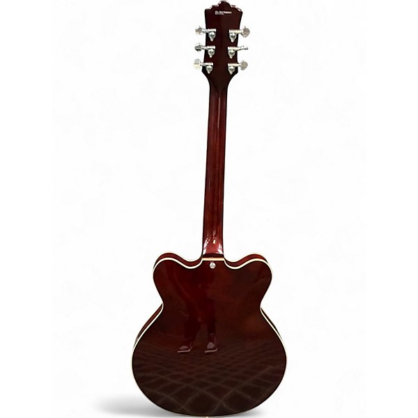 Used 2022 Eastwood CLASSIC 6 LEFT HANDED Walnut Hollow Body Electric Guitar