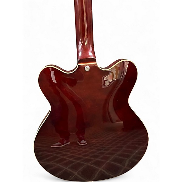 Used 2022 Eastwood CLASSIC 6 LEFT HANDED Walnut Hollow Body Electric Guitar