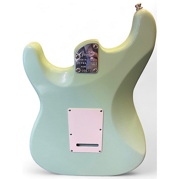 Used Fender American Ultra Luxe Stratocaster Seafoam Green Solid Body Electric Guitar