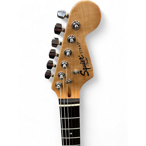 Used Squier Affinity Stratocaster Black Solid Body Electric Guitar