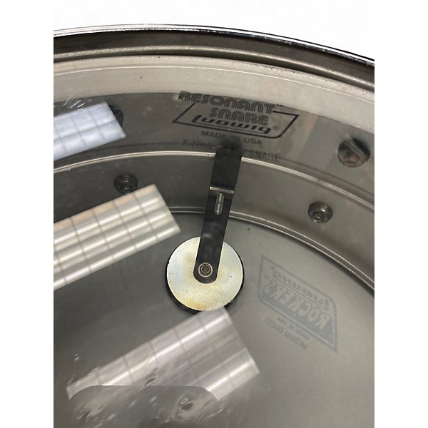 Vintage 1970s Ludwig 14X6 Acrolite Snare Inca Silver Drum