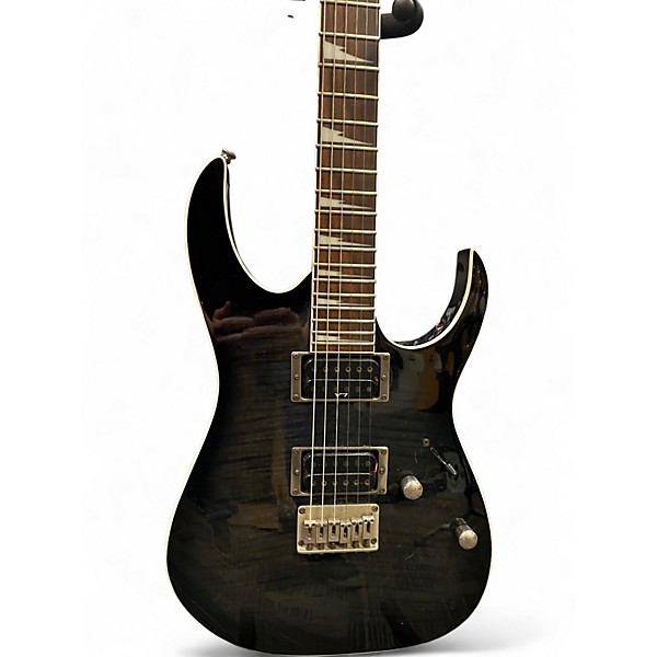 Used Ibanez RG3EXFM1 Black Solid Body Electric Guitar