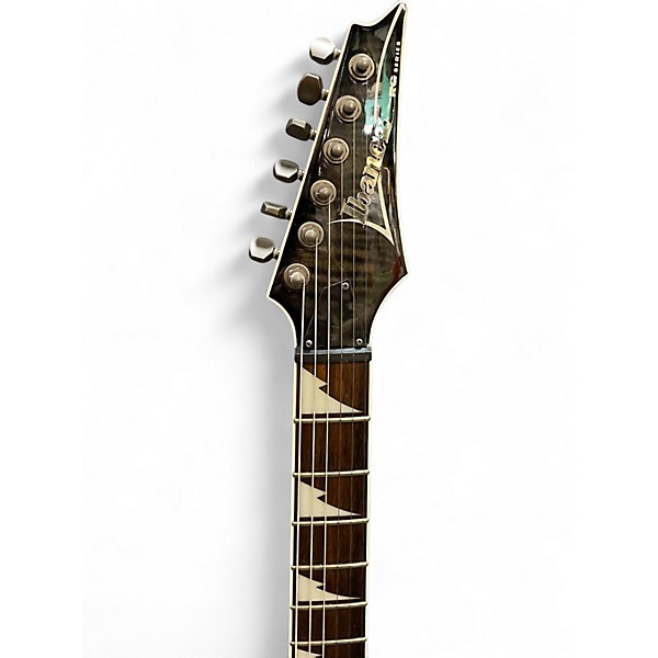 Used Ibanez RG3EXFM1 Black Solid Body Electric Guitar