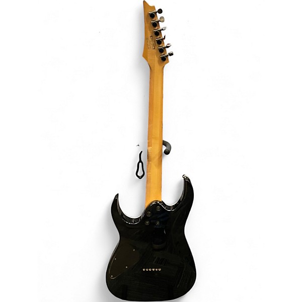 Used Ibanez RG3EXFM1 Black Solid Body Electric Guitar