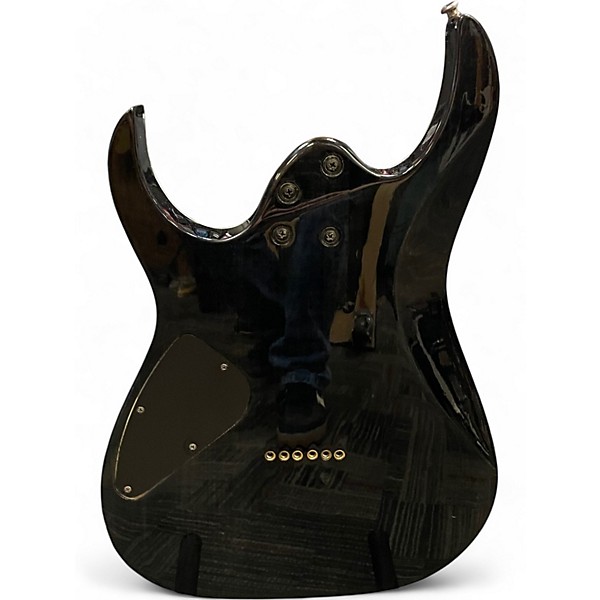 Used Ibanez RG3EXFM1 Black Solid Body Electric Guitar