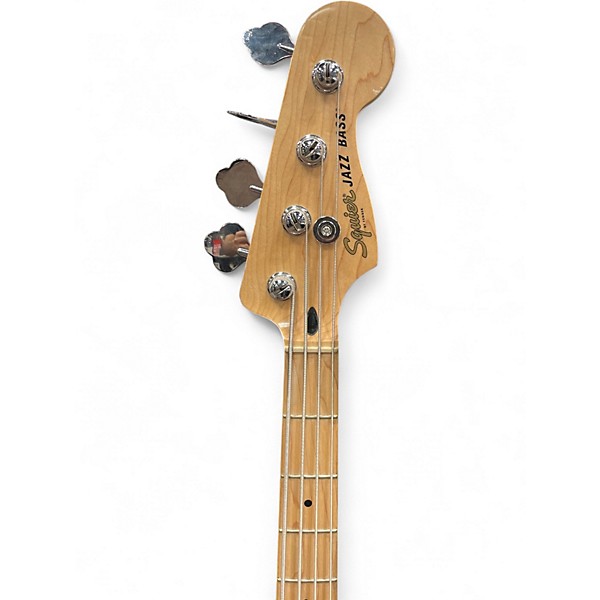 Used Squier Jazz Bass Tobacco Burst Electric Bass Guitar