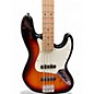 Used Squier Jazz Bass Tobacco Burst Electric Bass Guitar
