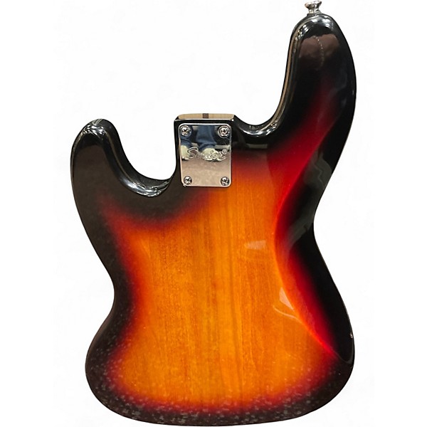 Used Squier Jazz Bass Tobacco Burst Electric Bass Guitar