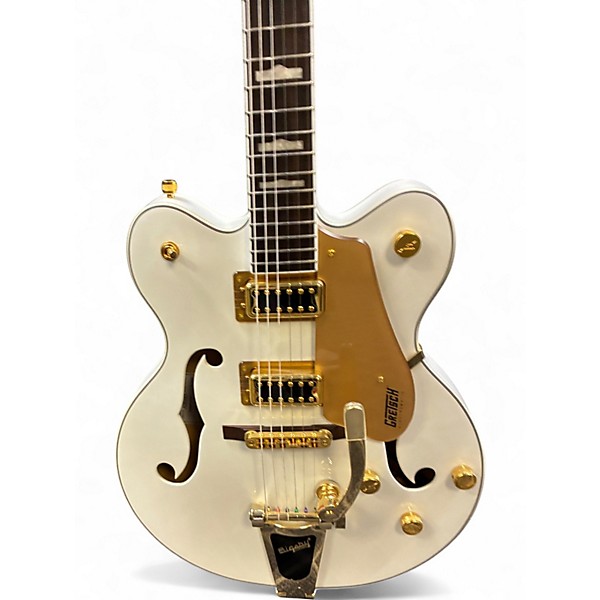 Used Gretsch Guitars G5422T Electromatic Snow Crest White Hollow Body Electric Guitar