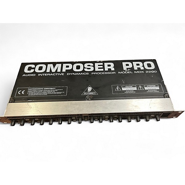 Used Behringer Composer Pro MDX 2200 Audio Interactive Dynamics Processor  Noise Gate