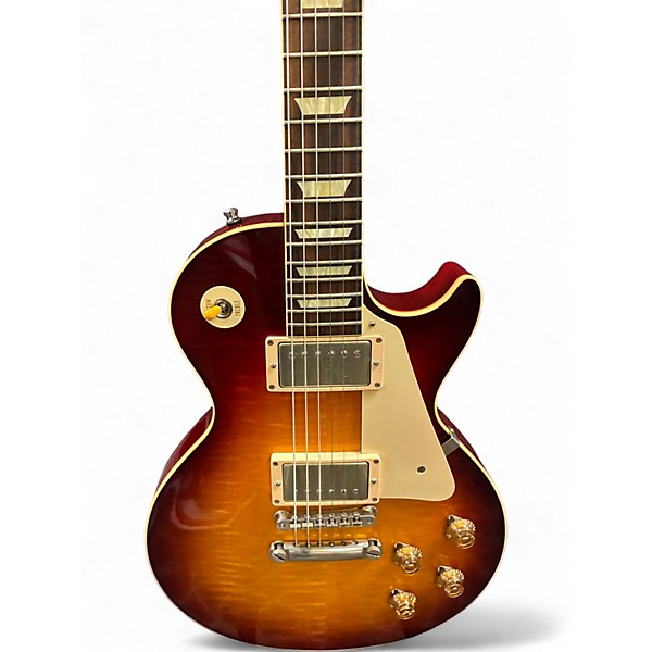 Used 2015 Gibson 1959 Reissue Les Paul Cherry Sunburst Solid Body Electric Guitar