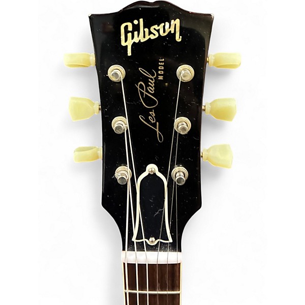 Used 2021 Gibson 1958 Reissue Les Paul Dark Cherry Burst Solid Body Electric Guitar