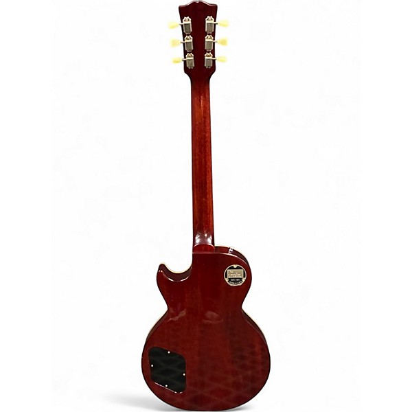 Used 2021 Gibson 1958 Reissue Les Paul Dark Cherry Burst Solid Body Electric Guitar