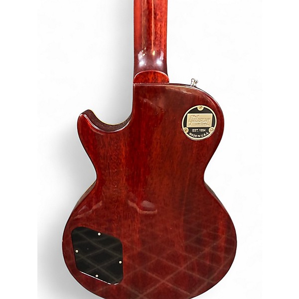 Used 2021 Gibson 1958 Reissue Les Paul Dark Cherry Burst Solid Body Electric Guitar