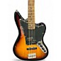 Used Squier Jaguar Bass 3 Color Sunburst Electric Bass Guitar