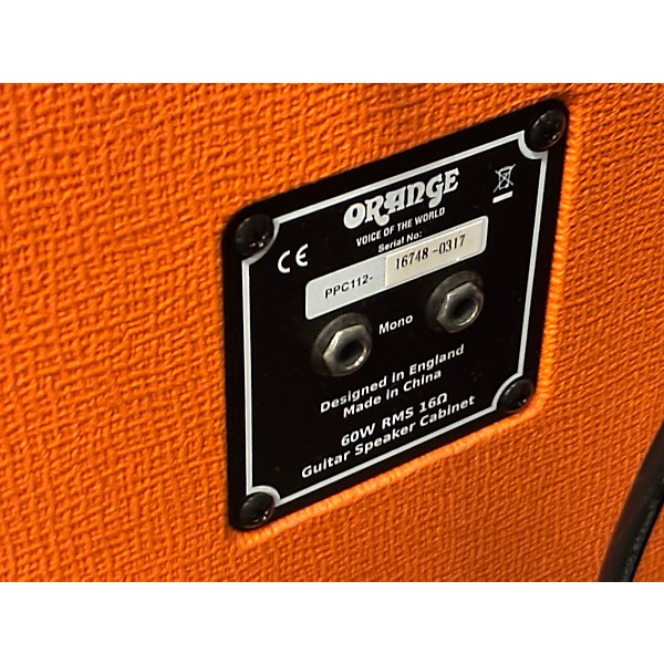 Used Orange Amplifiers PPC112C 1x12 Guitar Cabinet