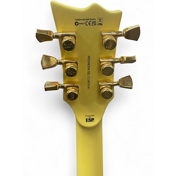 Used Esp Ltd EC-1000T VINTAGE GOLD SATIN Solid Body Electric Guitar