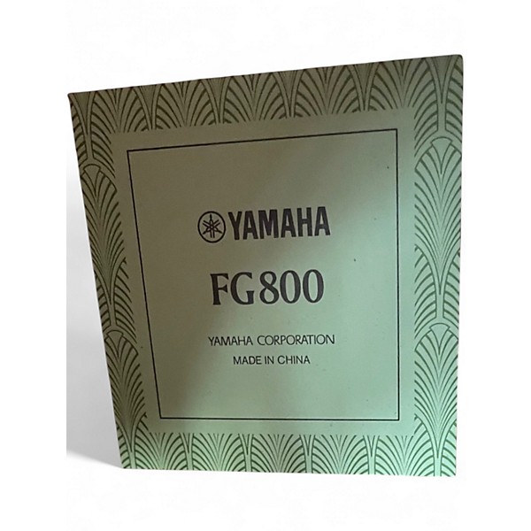 Used Yamaha FG800 Natural Acoustic Guitar