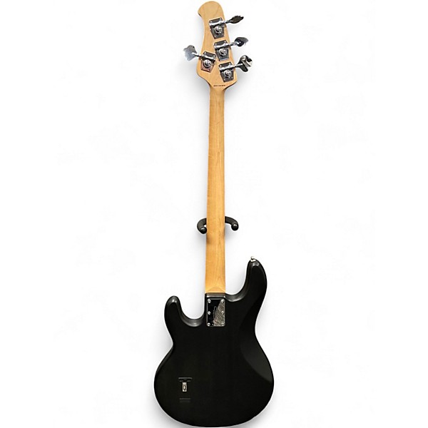 Used Sterling by Music Man Ray4 Trans Black Electric Bass Guitar