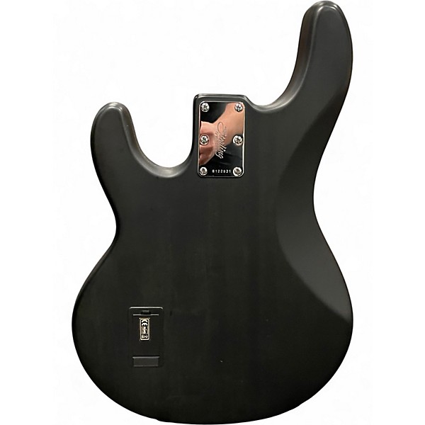 Used Sterling by Music Man Ray4 Trans Black Electric Bass Guitar