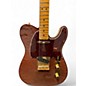 Used 2019 Fender Rarities Collection Red Mahogany Top Telecaster Natural Two-Tone Solid Body Electric Guitar