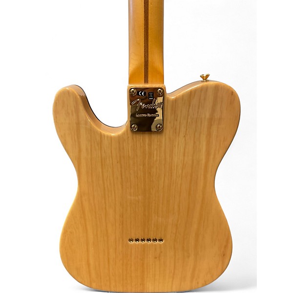 Used 2019 Fender Rarities Collection Red Mahogany Top Telecaster Natural Two-Tone Solid Body Electric Guitar
