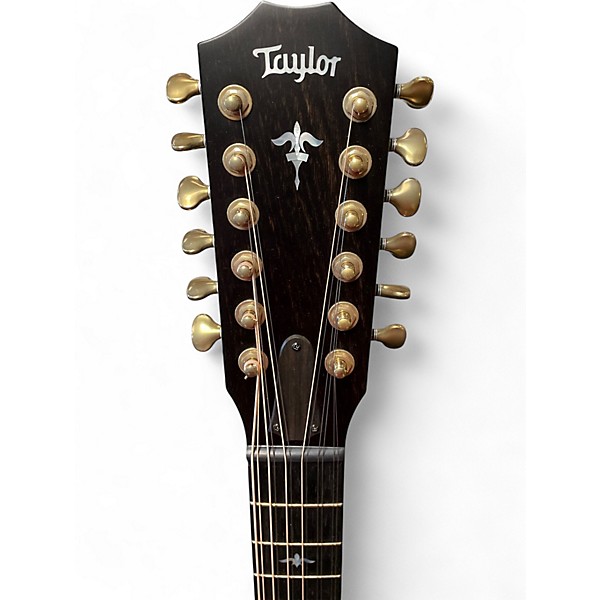 Used Taylor Builder's Edition 652ce V-Class Natural 12 String Acoustic Electric Guitar