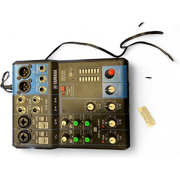 Used Yamaha MG06 Unpowered Mixer