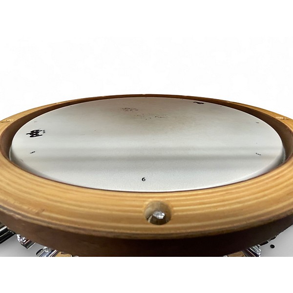Used PDP by DW 14X7.5  Limited-Edition Dark Stain Maple and Walnut Snare With Waln Walnut Drum