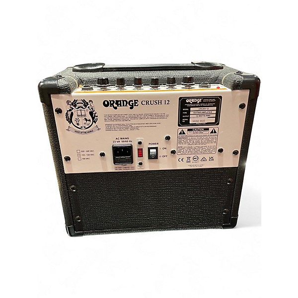 Used Orange Amplifiers Crush 12 Guitar Combo Amp