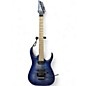 Used Ibanez RGAR42MFMT Jewel Blue Solid Body Electric Guitar thumbnail
